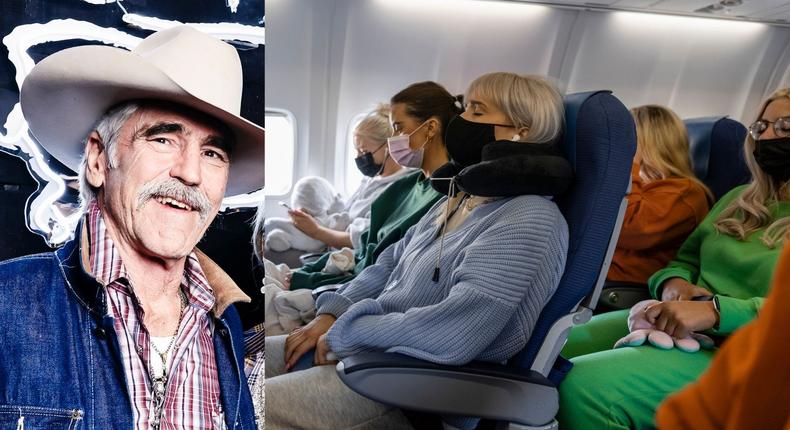 Forrie Smith said in an Instagram video that he was kicked off a flight for refusing to seat next to a passenger with a mask (not pictured).SolStock/Greg Doherty/Getty Images