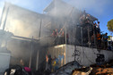 Pożar w ośrodku dla imigrantów na wyspie Lesbos 
