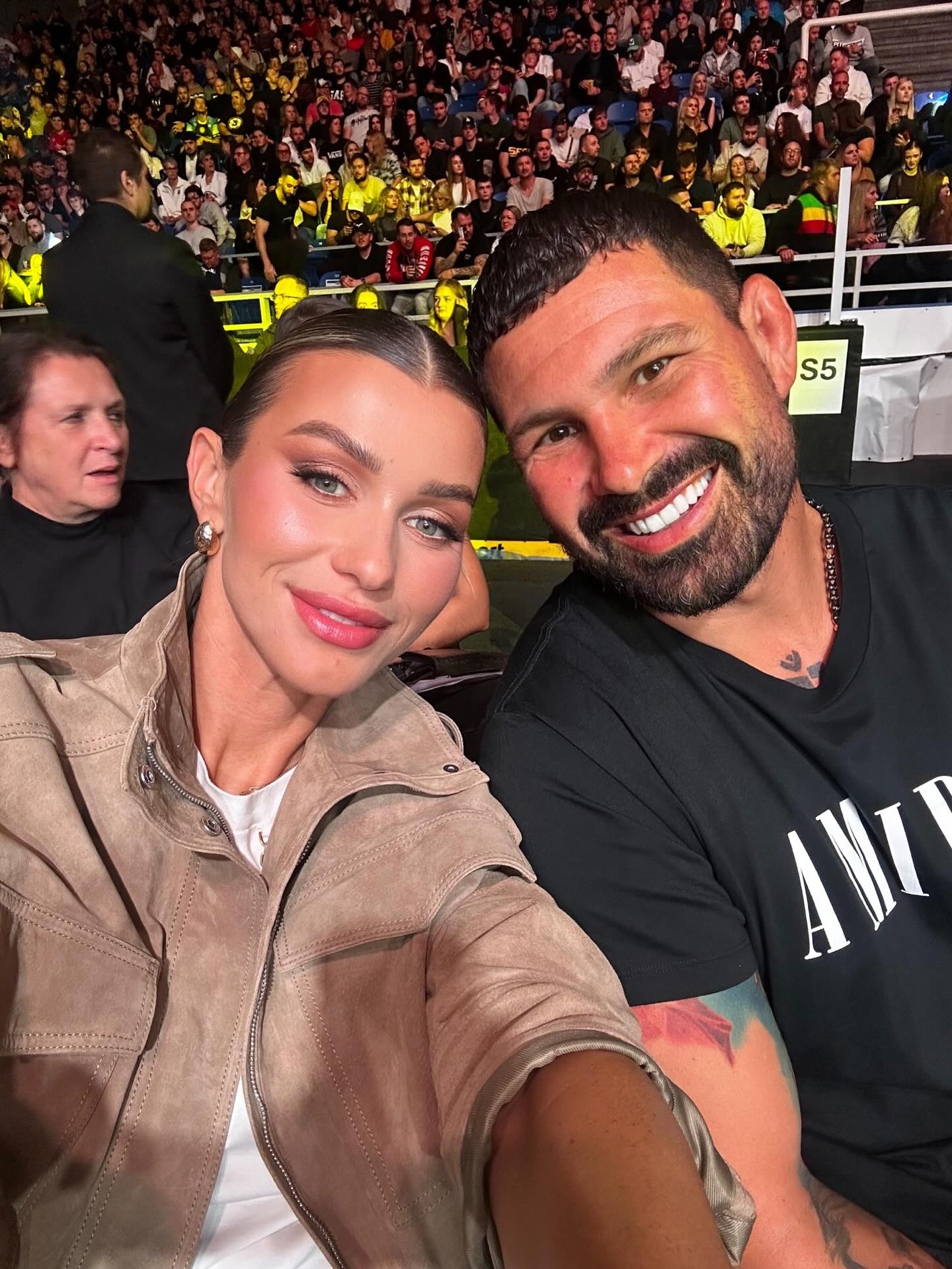 Zápasník Attila Végh a jeho manželka Natália. 