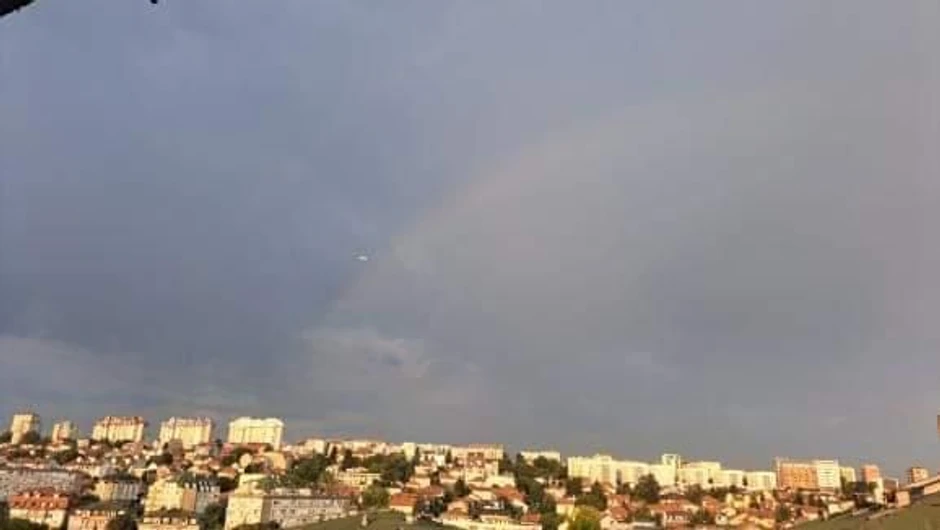 Beograđanka snimili dugu nad Beogradom, niko nije očekivao nikakvu kiši niti pljusak