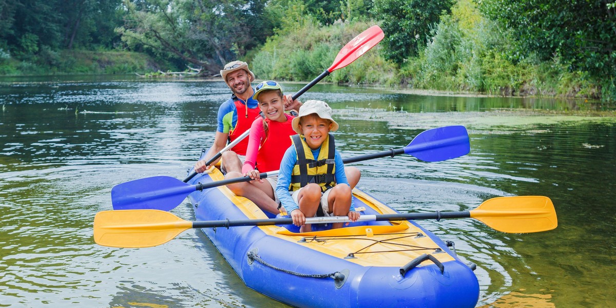 Kajakiem i tratwą po Warcie