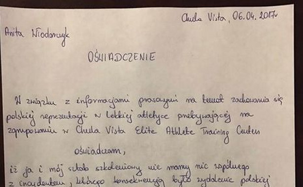 Anita Włodarczyk wydała oświadczenie po "alkoholowej" wpadce polskich lekkoatletów