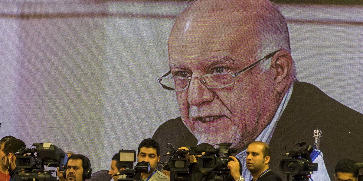 Iranian Oil Minister Bijan Zanganeh.