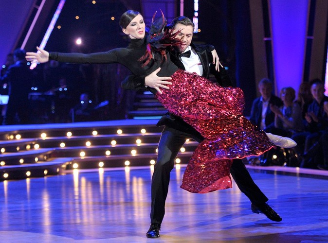 Tyczkarka Monika Pyrek z tancerzem Robertem Rowińskim