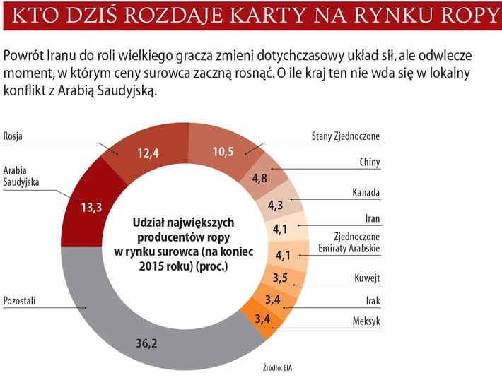 Udziały w rynku ropy