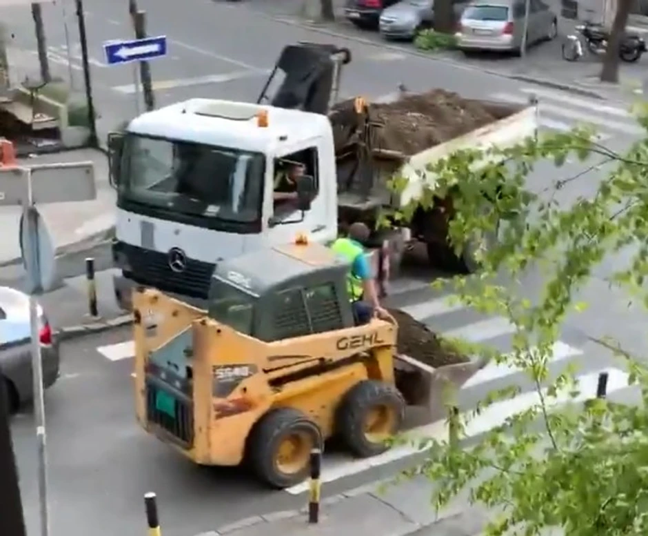 Radovi koji su juče vršeni posle 18.00 časova