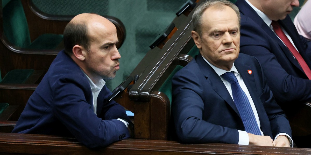 Borys Budka i Donald Tusk