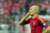 Arjen Robben Bayern Barcelona świętowanie