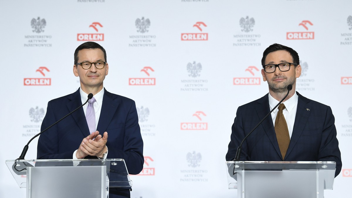 Daniel Obajtek Mateusz Morawiecki