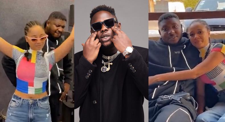 Sister Derby and new boyfriend tease Medikal with his 'Too Risky' lyrics (WATCH)