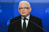 Jarosław Kaczyński po posiedzeniu Rady Politycznej PiS.