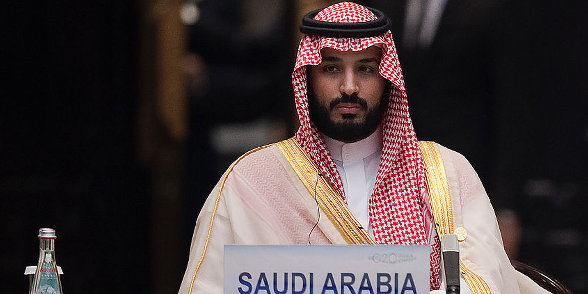 Książę i następca tronu Arabii Saudyjskiej Mohammed bin Salman