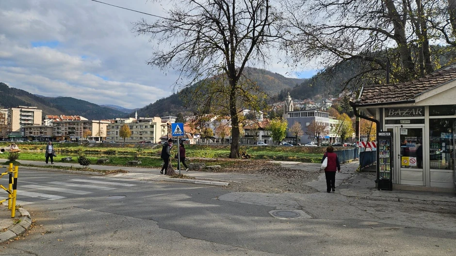 Prijepolje, Viseći most zabrana