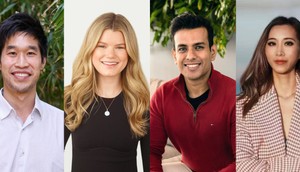 From left to right: Jon Chu, Caroline Fiegel, Deedy Das, and Iris Sun.Khosla Ventures; Salesforce Ventures; Menlo Ventures; 500 Global; Business Insider