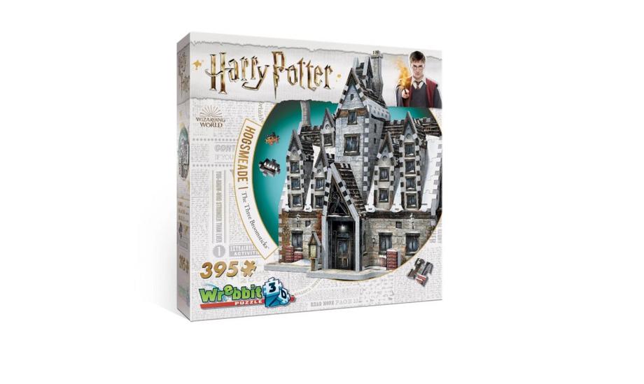 Puzzle 3D Wrebbit Harry Potter pub Pod trzema miotłami w Hogsmeade