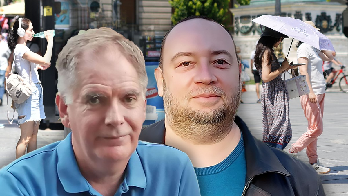Meteorolog Ivan Ristić i meteorolog amater Marko Čubrilo 