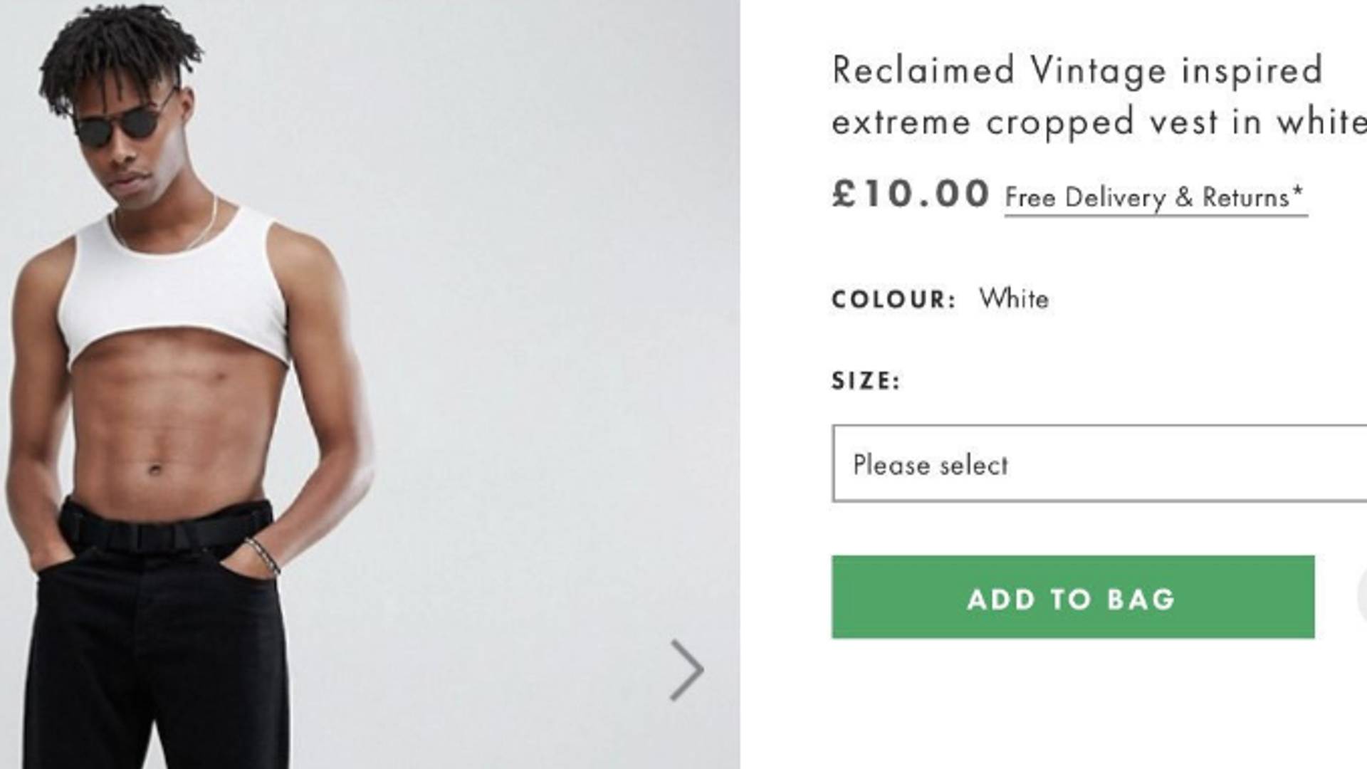 Es gibt jetzt Crop Tops für Männer bei ASOS – und alle sind verwirrt ...