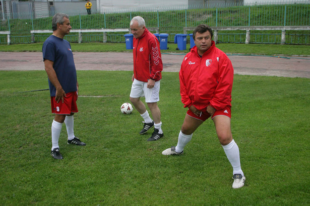 Poseł PO na boisku