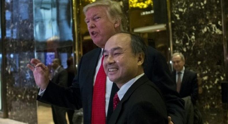 SoftBank's flamboyant founder Masayoshi Son was among the first businessmen to meet then President-elect Donald Trump in November and pledged $50 bn to help create US jobs