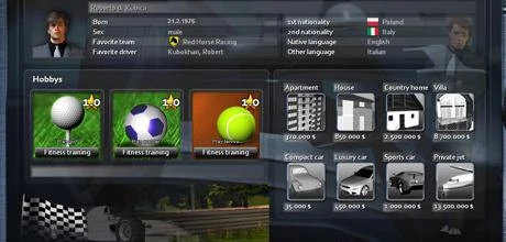 Screen z gry "Pole Position 2010"