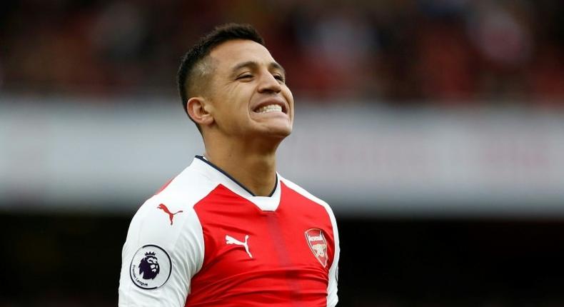 Arsenal's Alexis Sanchez in action during a Premier League match against Middlesbrough in October 2016