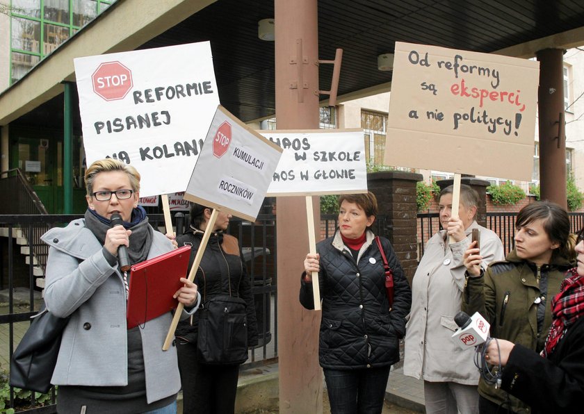 Strajk rodziców przeciwko reformie edukacji