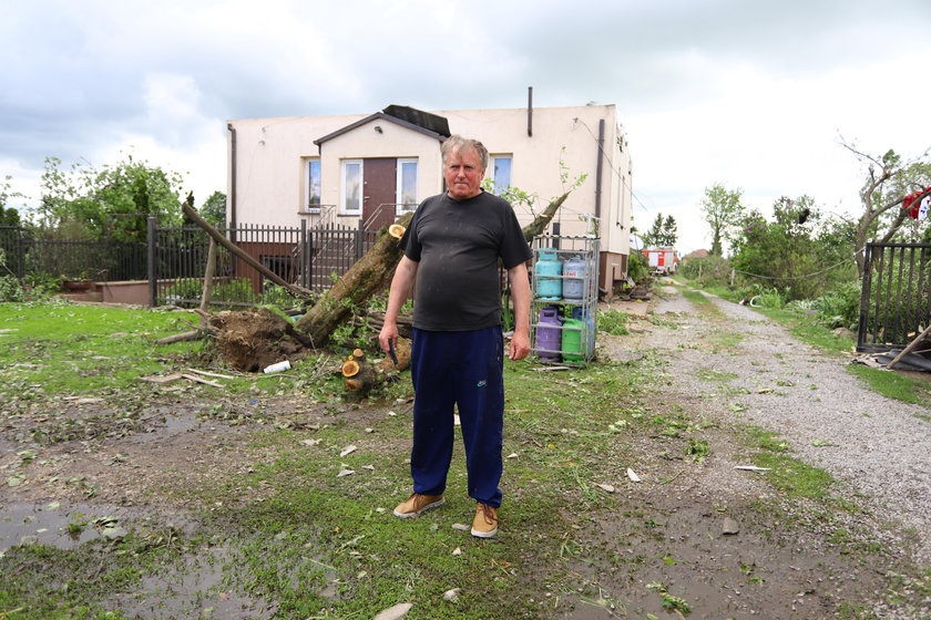 Trąba powietrzna pod Lublinem