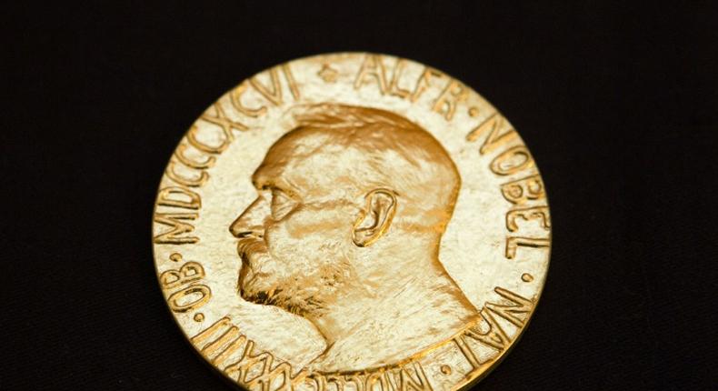 The front of the Nobel Peace Prize medal awarded to Chinese dissident Liu Xiabo in 2010. A Norwegian politician has nominated the people of Hong Kong for this year's prize