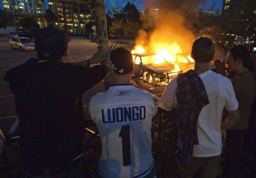 Zamieszki po finale NHL