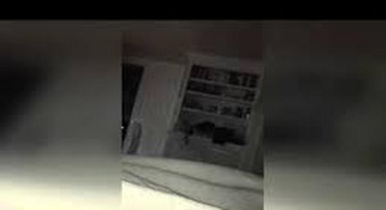 Father catches a 'ghost' inside his 4-year-old daughter's bedroom