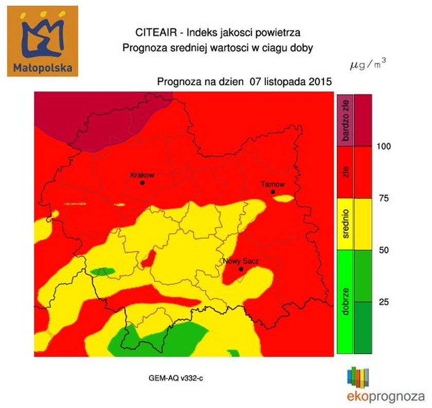 Smog w Krakowie: mieszkańcy duszą się groźnymi pyłami