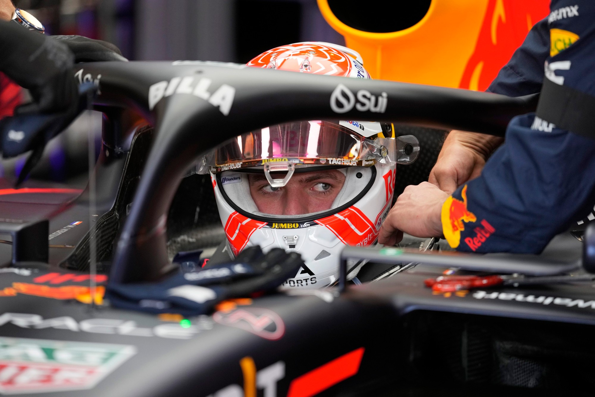Pilot Red Bullu Max Verstappen z Holandska.