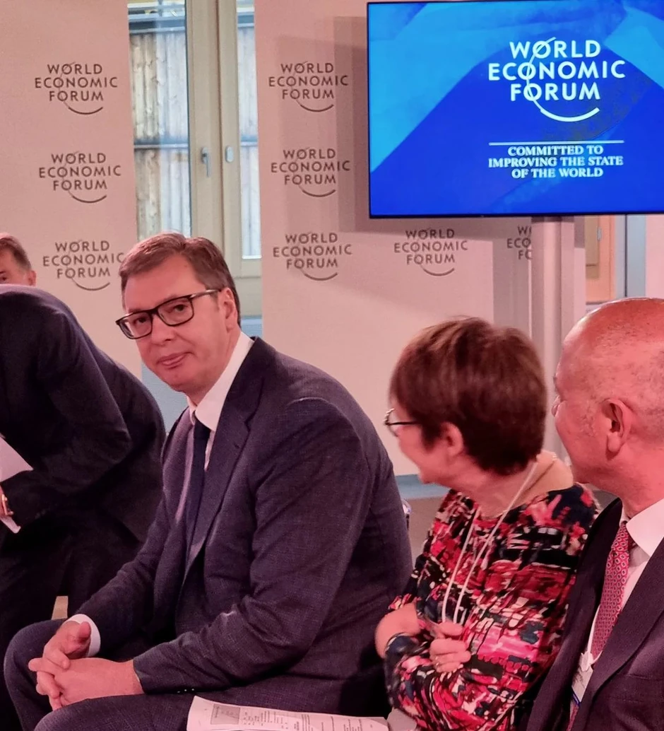Aleksandar Vučić u Davosu