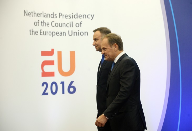 Andrzej Duda i Donald Tusk