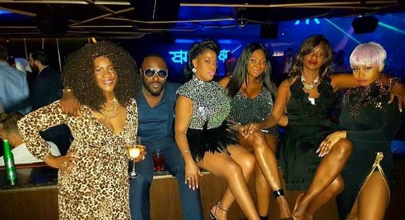 Jim Iyke and sisters