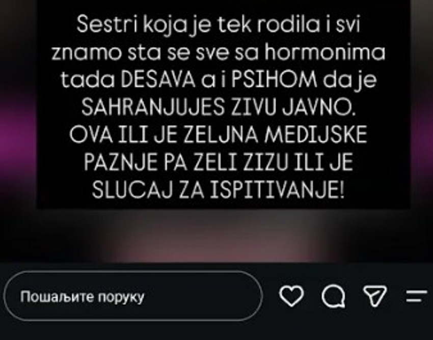 Jelena Batos žestokio osudila Indi:Sestru koja je tek rodila živu sahranjuješ