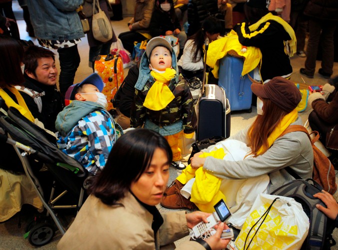 Jedno z wielu tymczasowych schronisk, utworzone po nadejściu kataklizmu