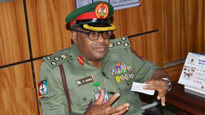 Director of Defence Information, Brigadier General Tukur Gusau [Twitter]