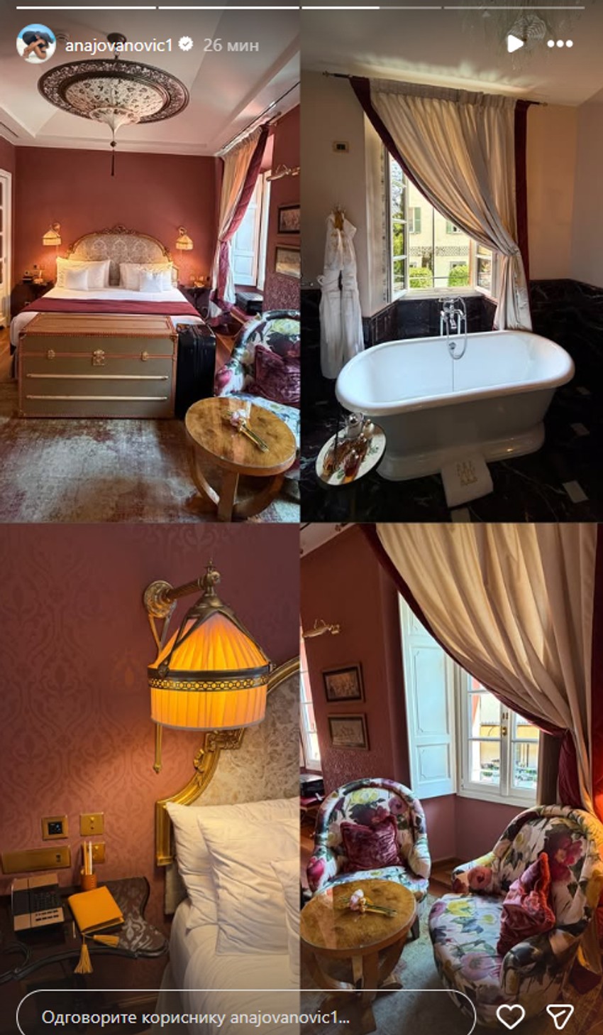 Ana Jovanović uživa u Italiji 