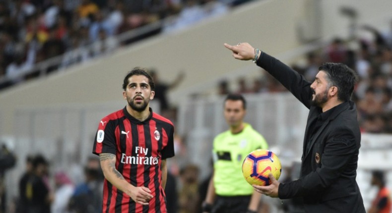 For offensive words and insinuations towards the referee AC Milan coach Gennaro Gattuso has been slapped with a one-match ban