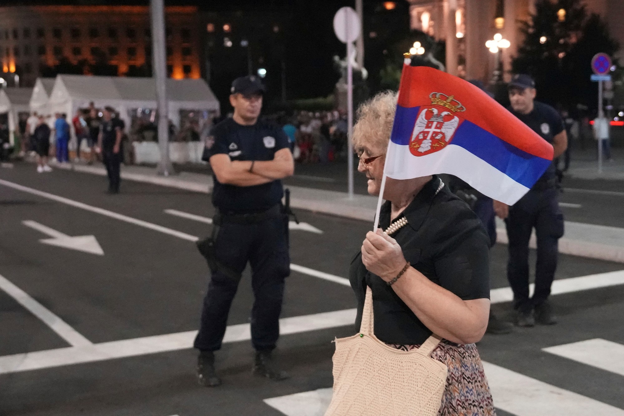 Protivládne protesty v Srbsku 1. septembra 2025. 