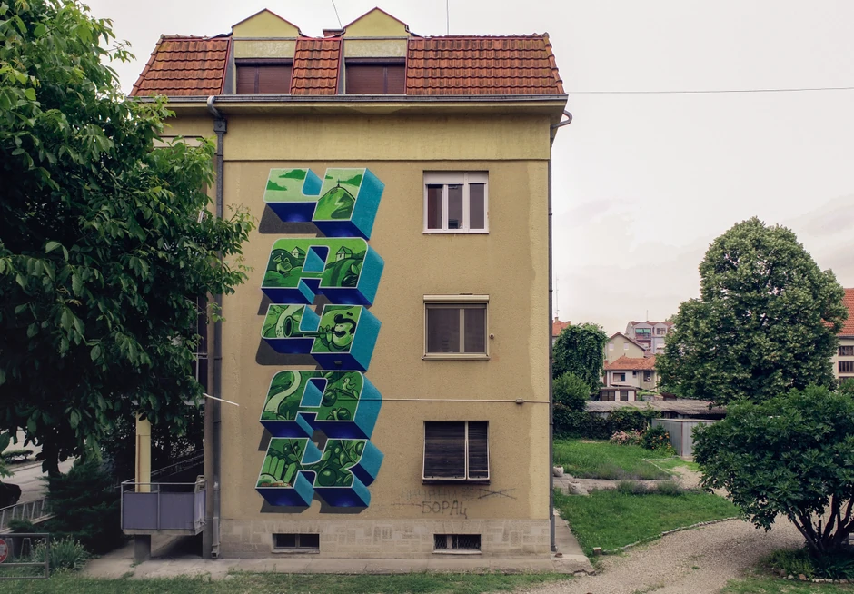 DUK mural, autori Paint Kartel