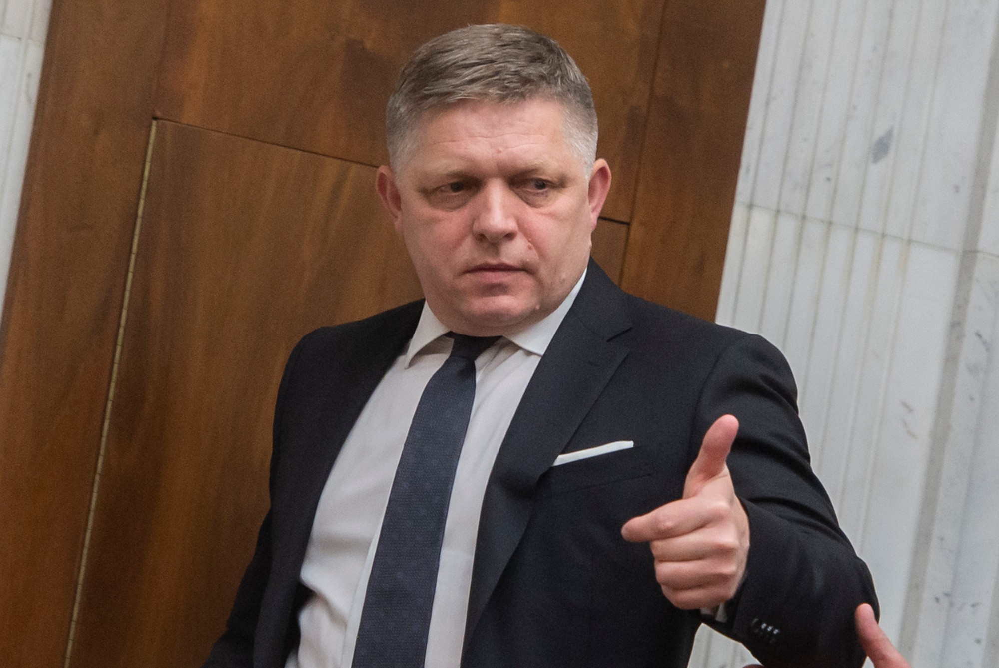 Šéf Smeru Robert Fico. 