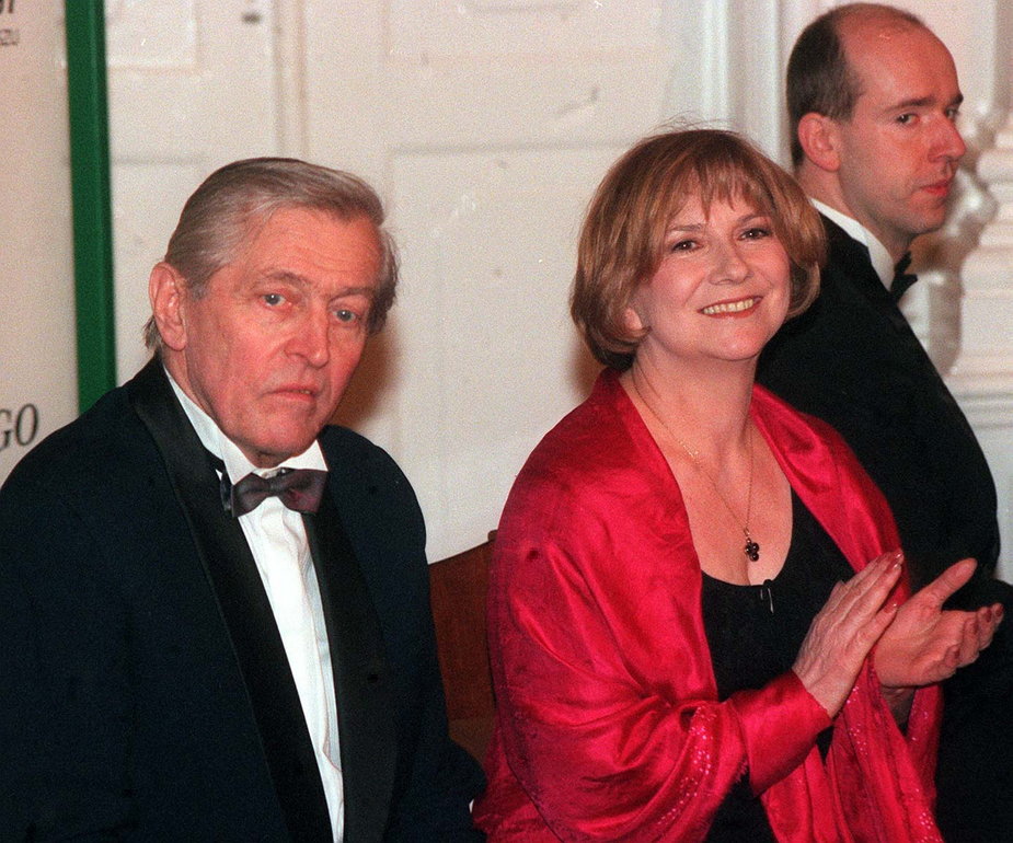 Andrzej Hiolski i Łucja Prus w 1997 r.