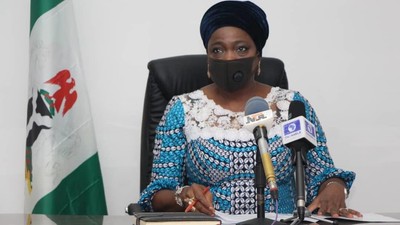 Abike Dabiri-Erewa, CEO/Chairman Nigerians in Diaspora Commission (NIDCOM). [Twitter/@Ezeakachidozie]