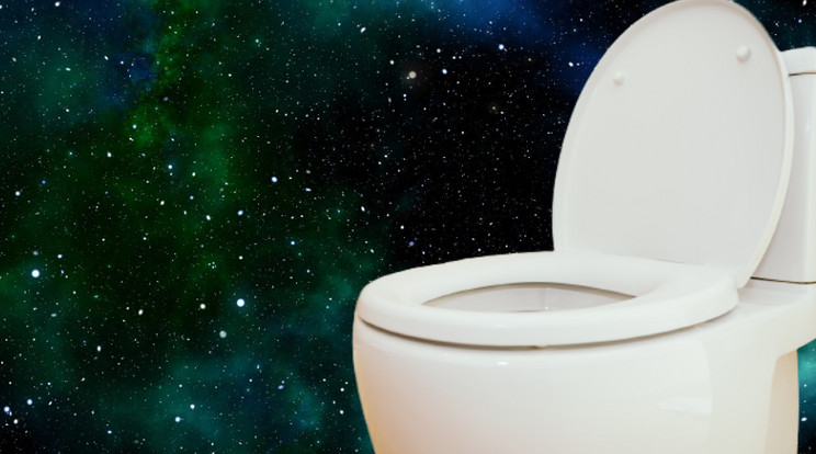 Immár 11 ember alkotta WC lebeg az űrben / Fotó: Blikk