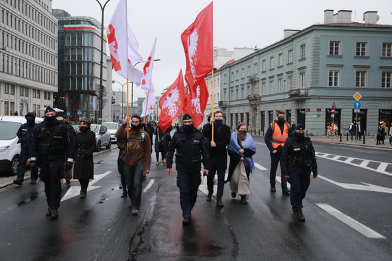 Narodowy Marsz Różańcowy w Warszawie