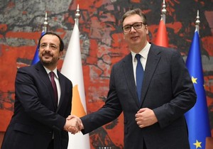 Vučić i Nikos Hristodulidis