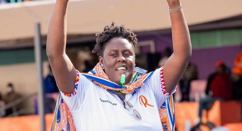 Winnie Odinga during Azimio campaigns