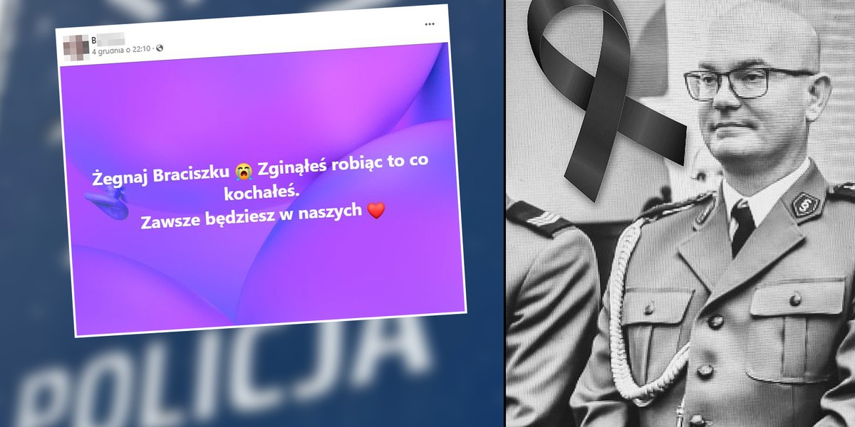 Asp. szt. Daniel Łuczyński pracował w policji od 19 lat. 